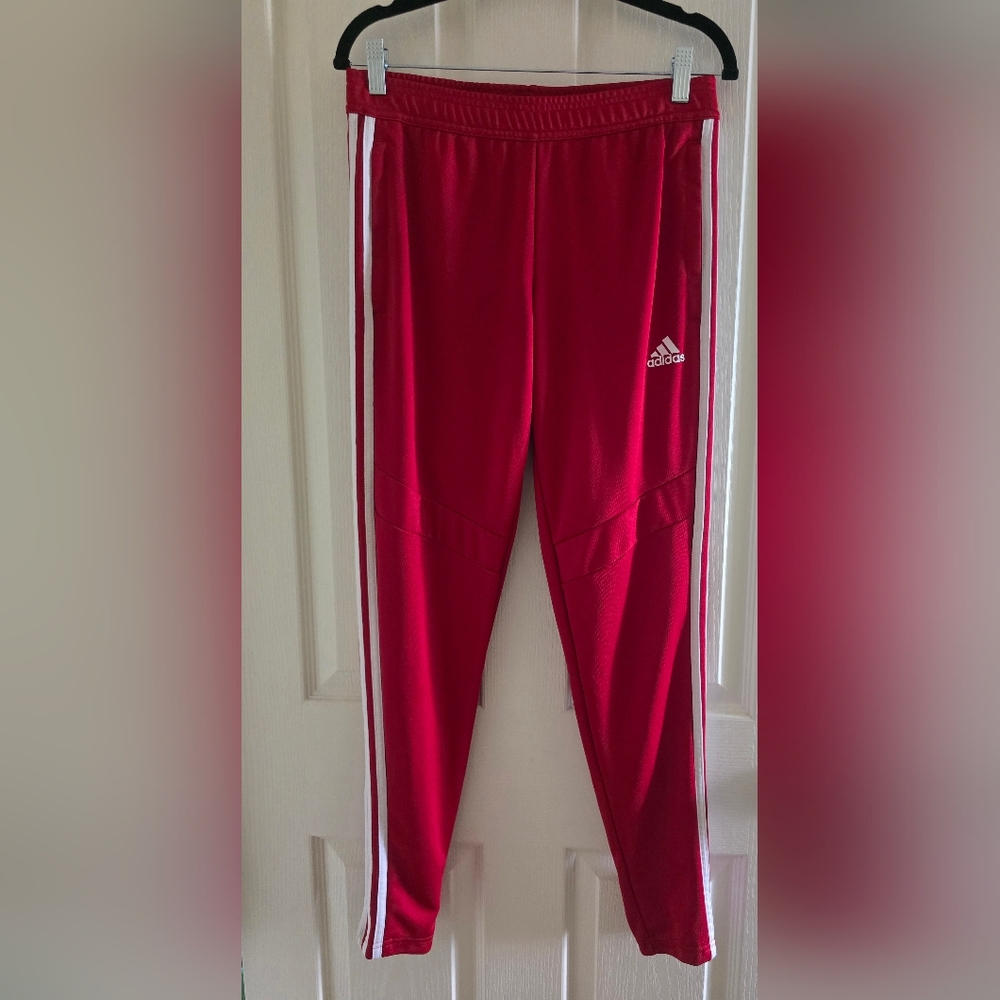 Adidas Womens Red Track Pants